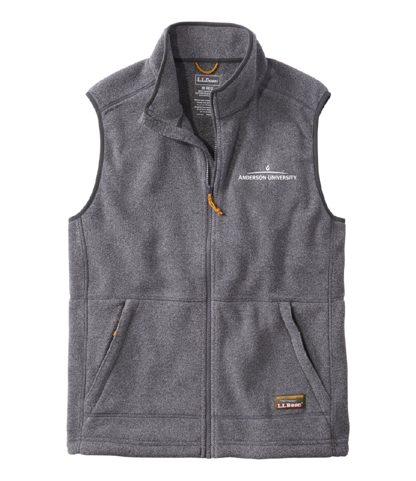 Mountain Classic Fleece Vest | Charcoal Heather – Anderson Univ