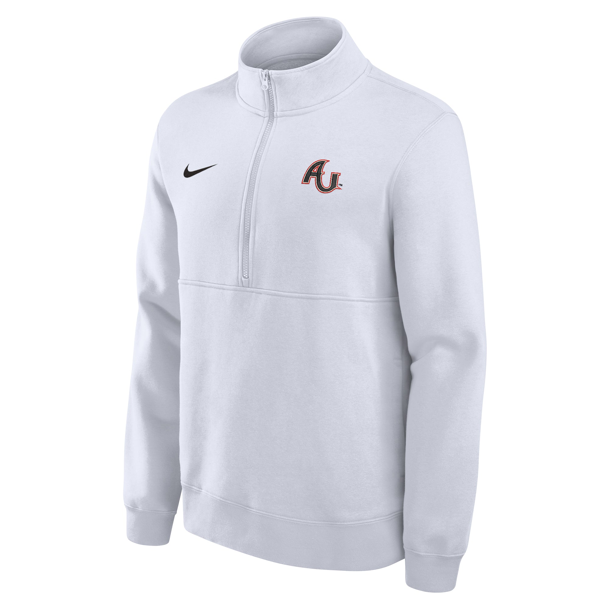 Nike Club Fleece Half Zip Pullover | White – Anderson Univ. Campus 