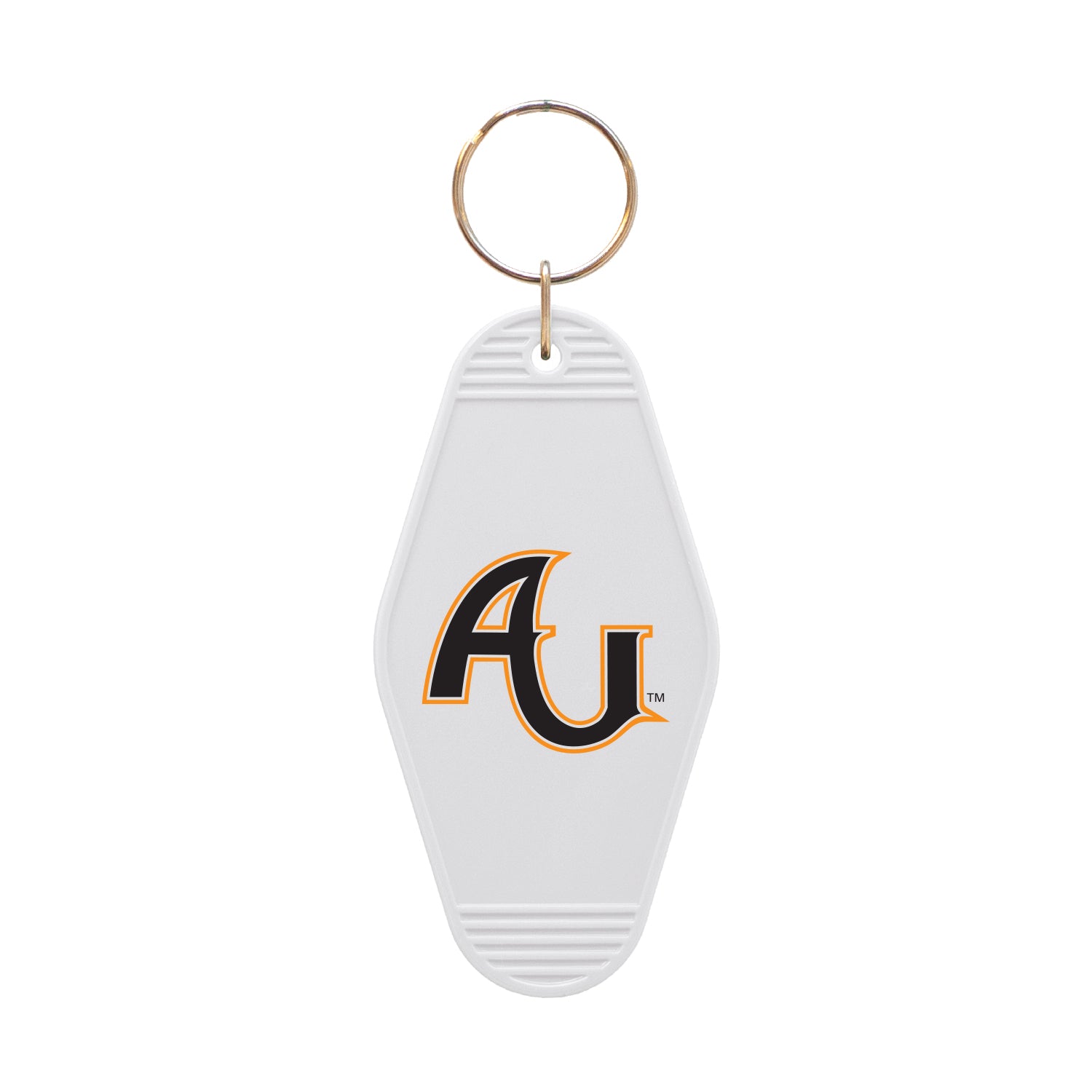 Vintage Motel Keychain | White