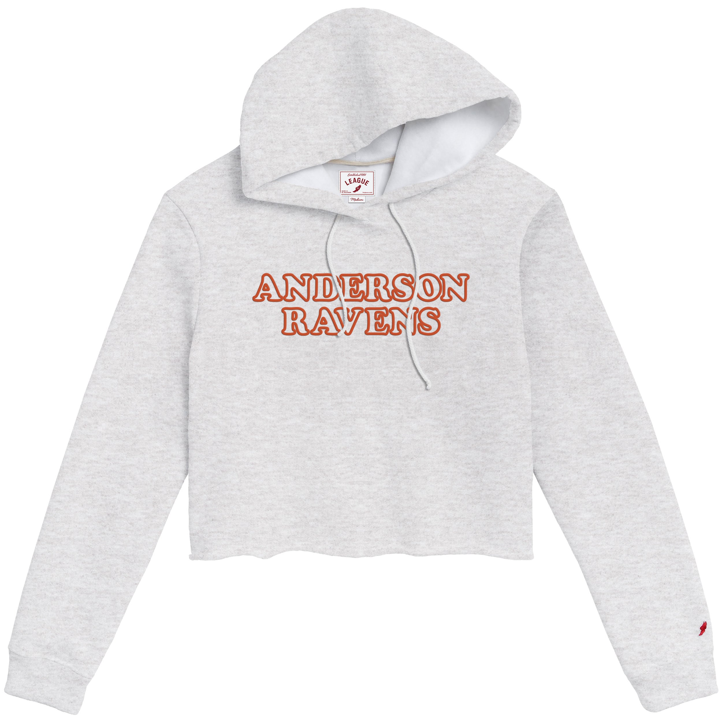 1636 Ladies Cropped Hood | Ash