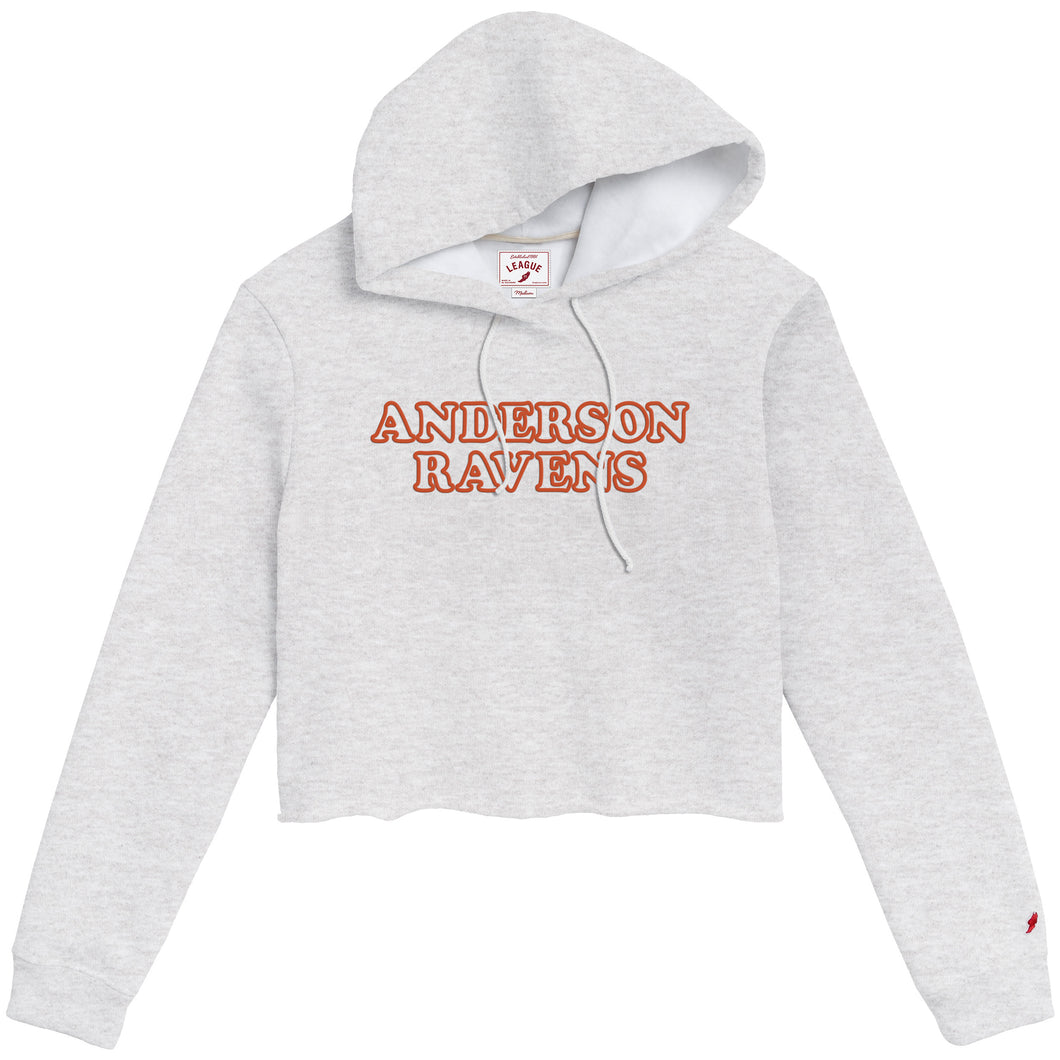 1636 Ladies Cropped Hood | Ash