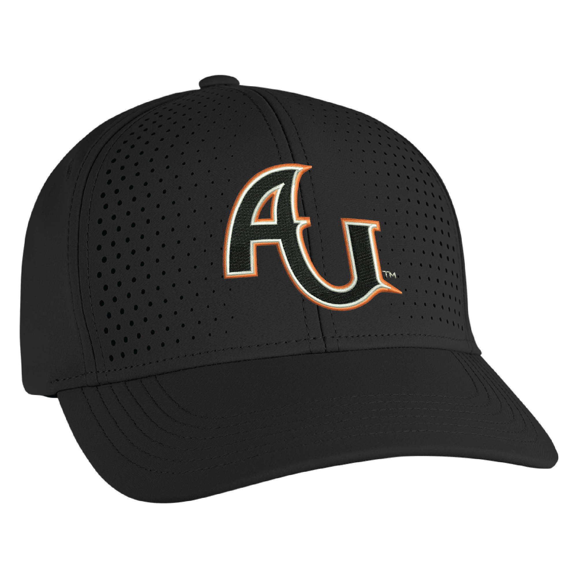 Airflow Laser Front Panel Structured Classic Fit Cap | Black