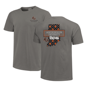 Comfort Colors Pattern State Tee, Grey
