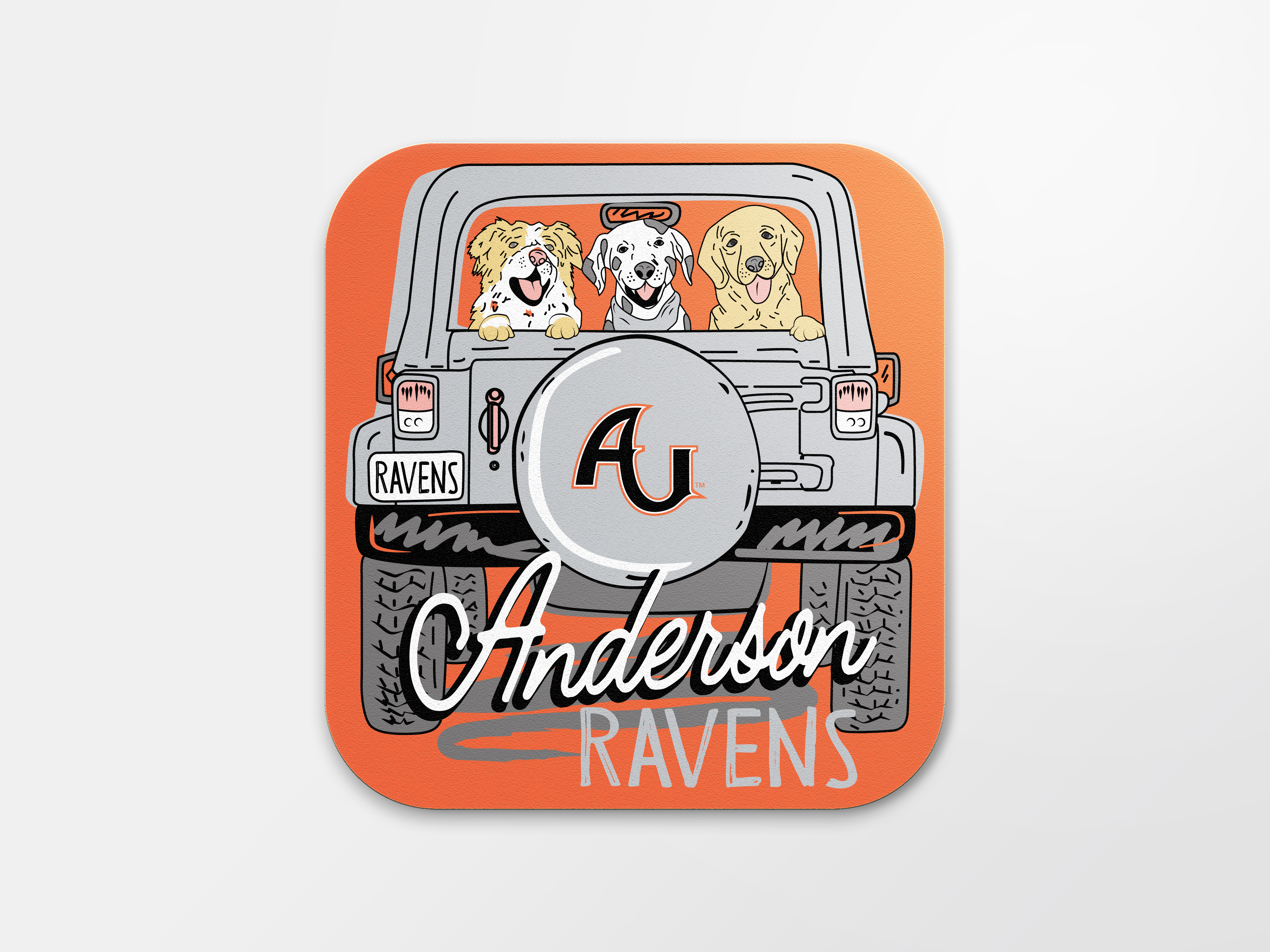 4 inch Weather Resistant Sticker | College Friends