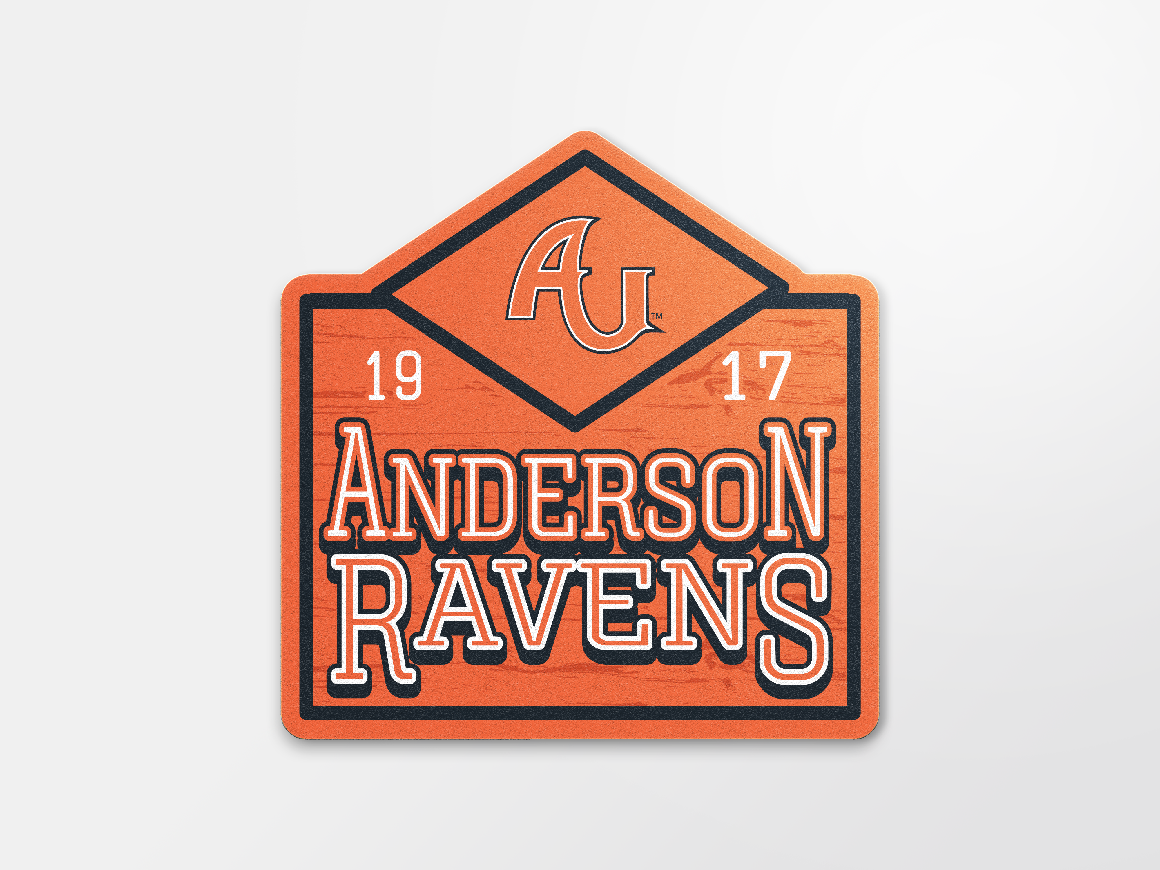 4 inch Weather Resistant Sticker | Wood Grain Sign