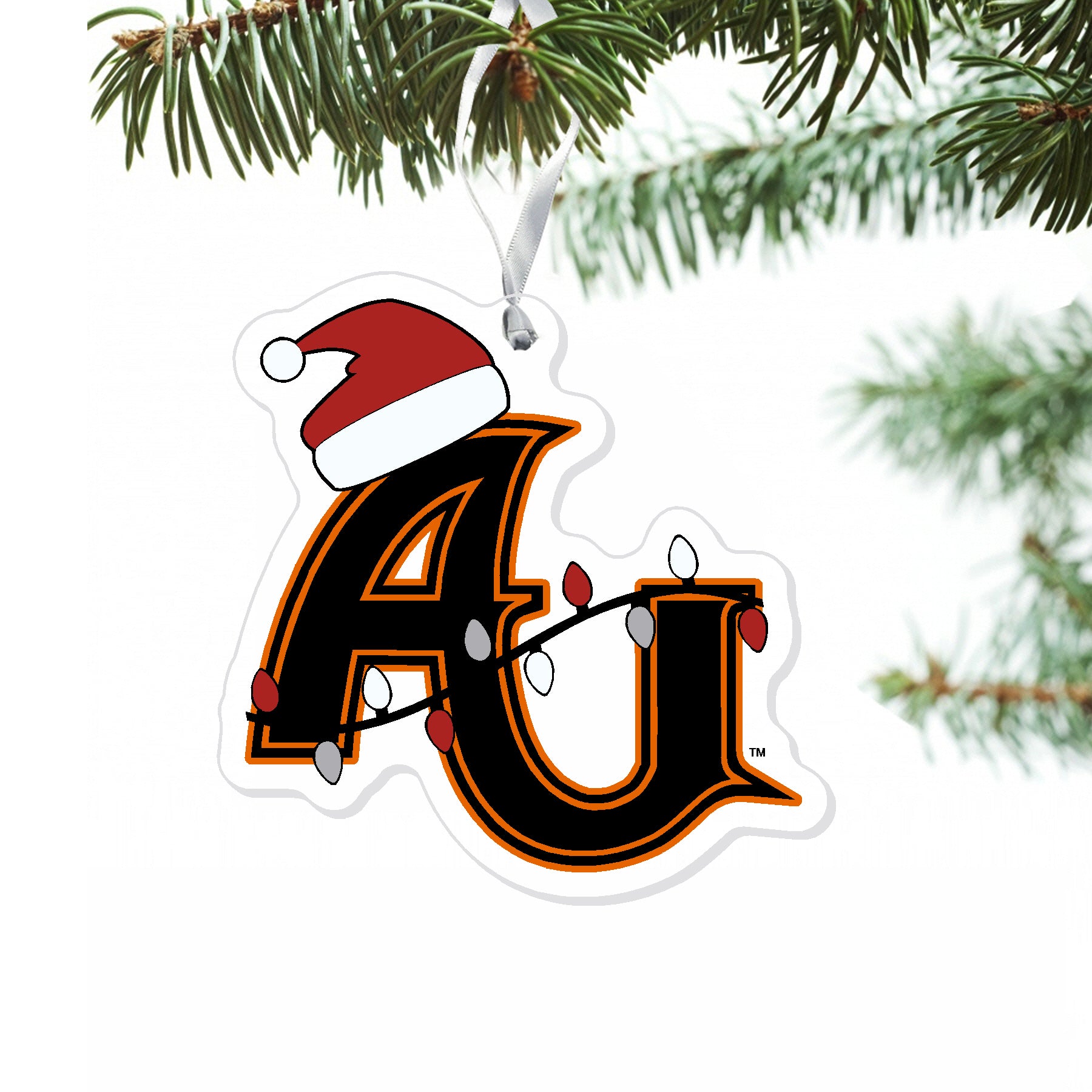 Acrylic Santa Hat Ornament