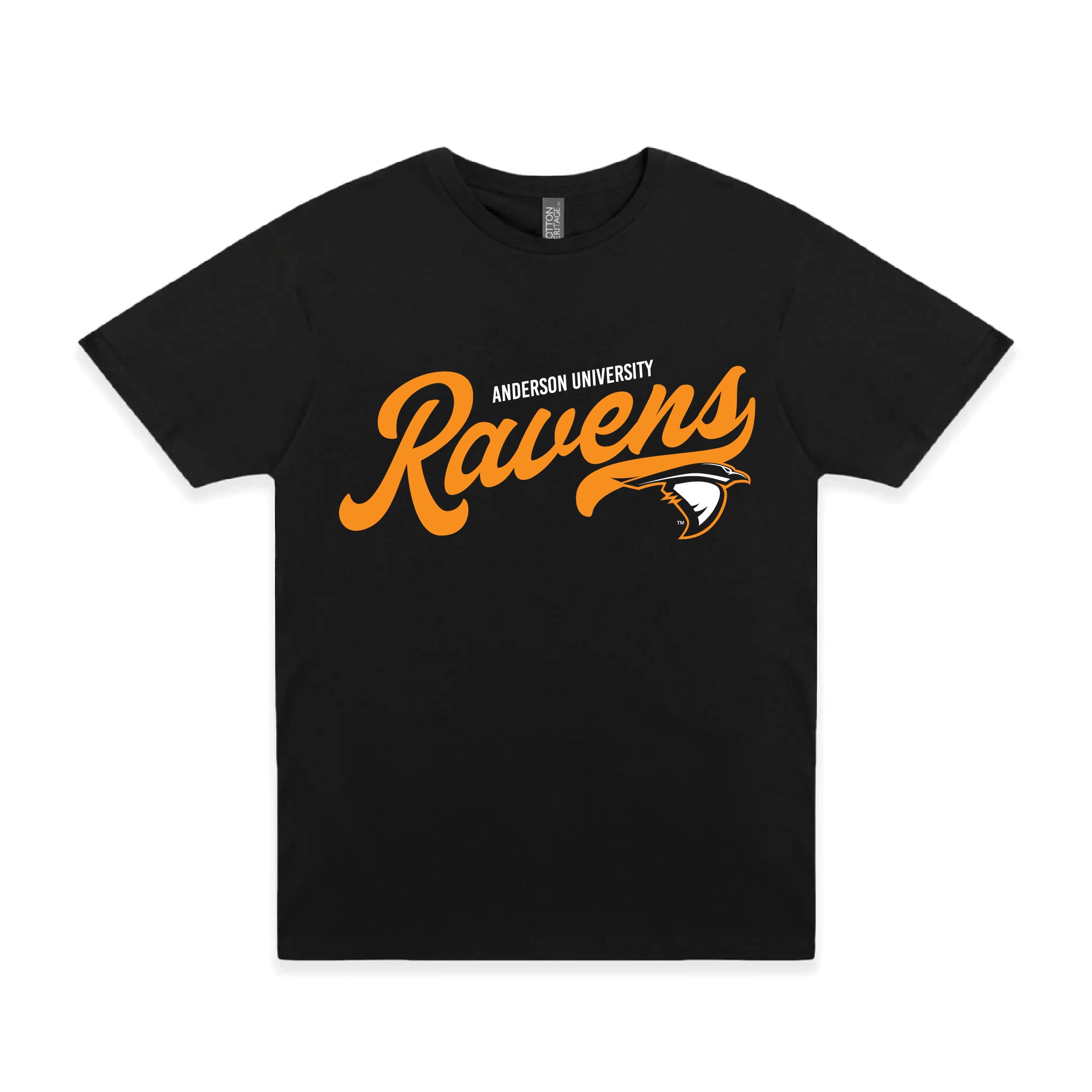 Vintage Script Tee | Black