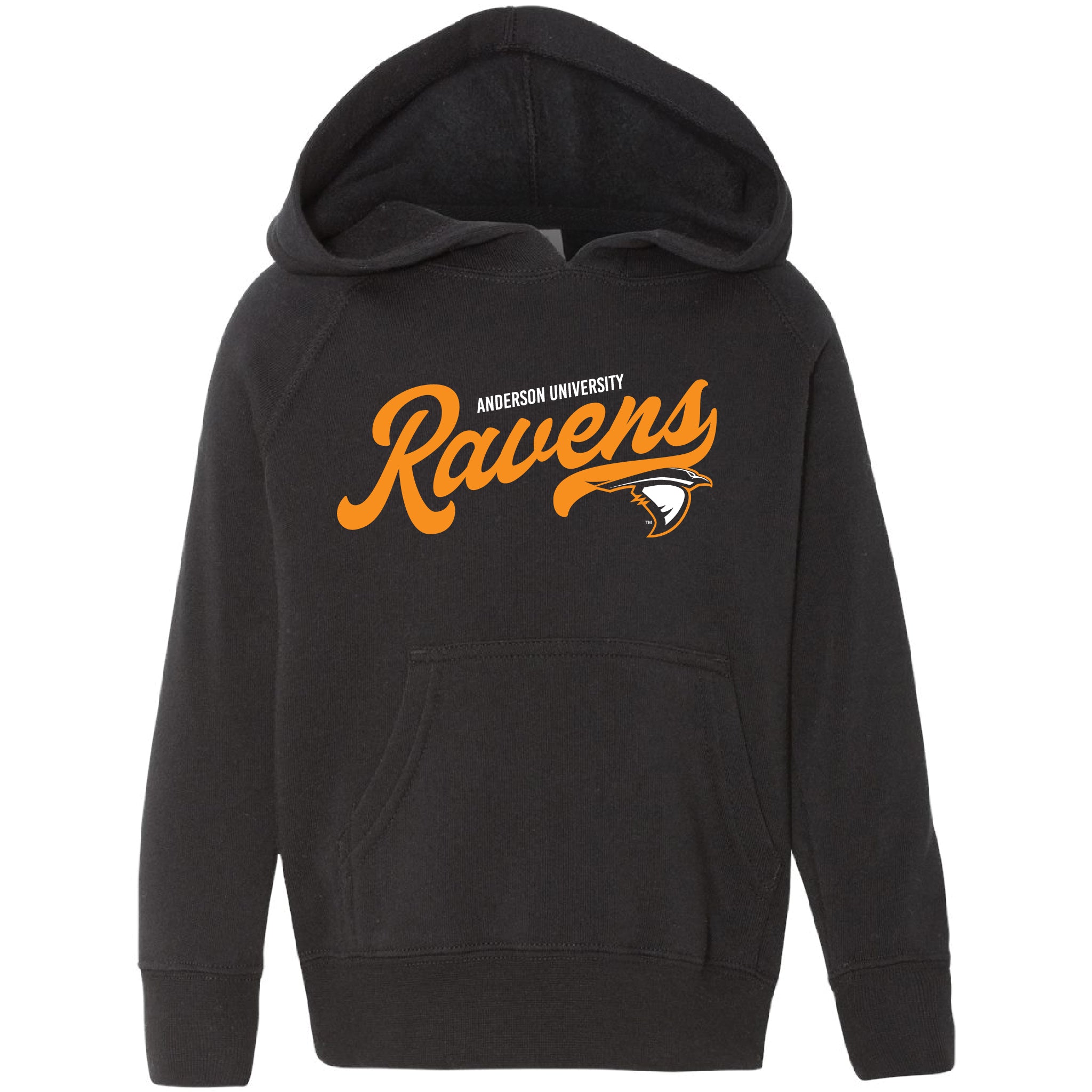 Toddler Vintage Script Hood | Black
