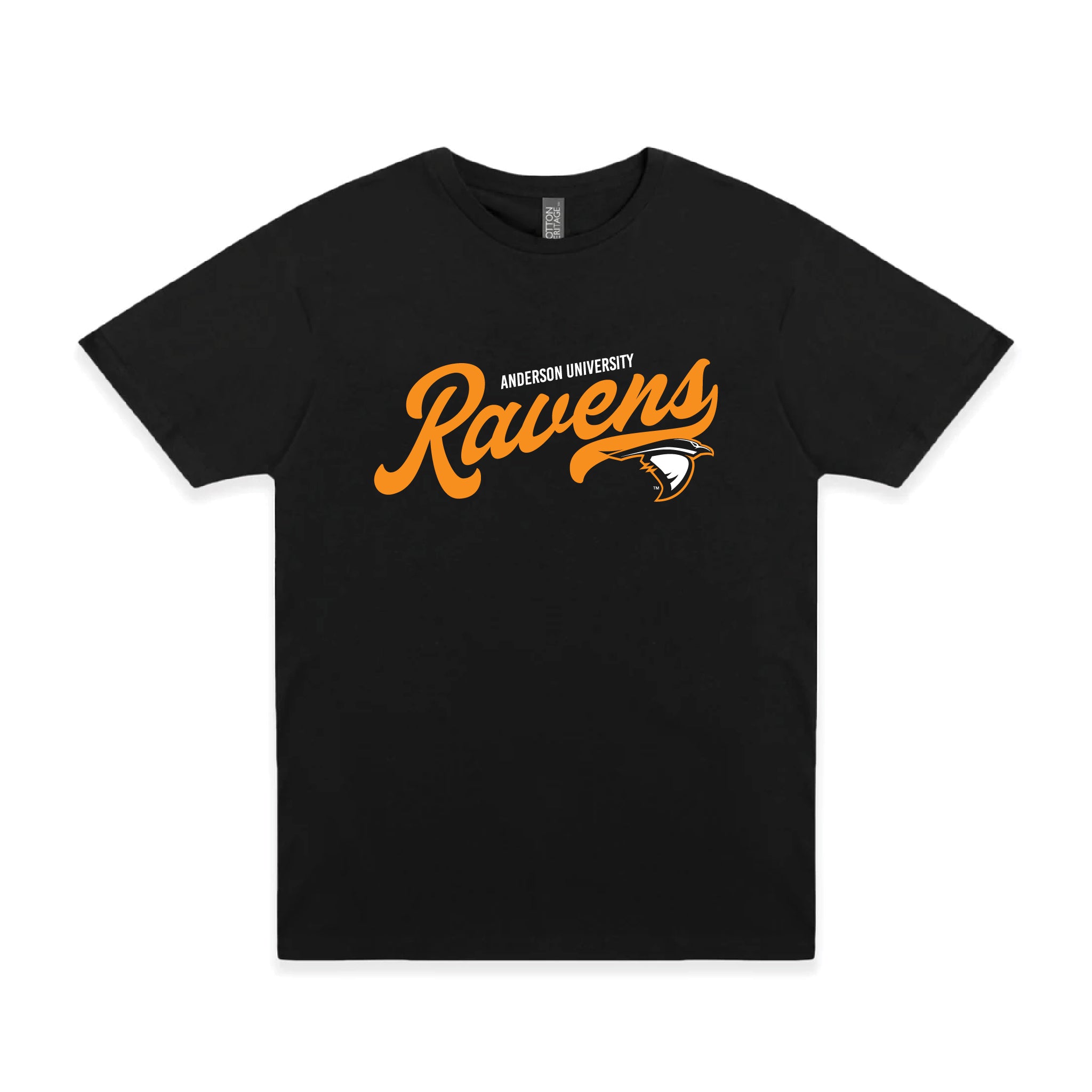 Youth Vintage Script Tee | Black