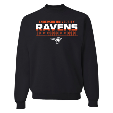 Crew Football Sweatshirt, Black (F24)