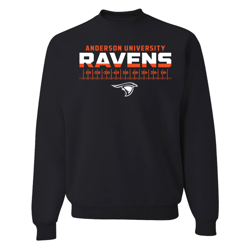 Crew Football Sweatshirt, Black (F24)