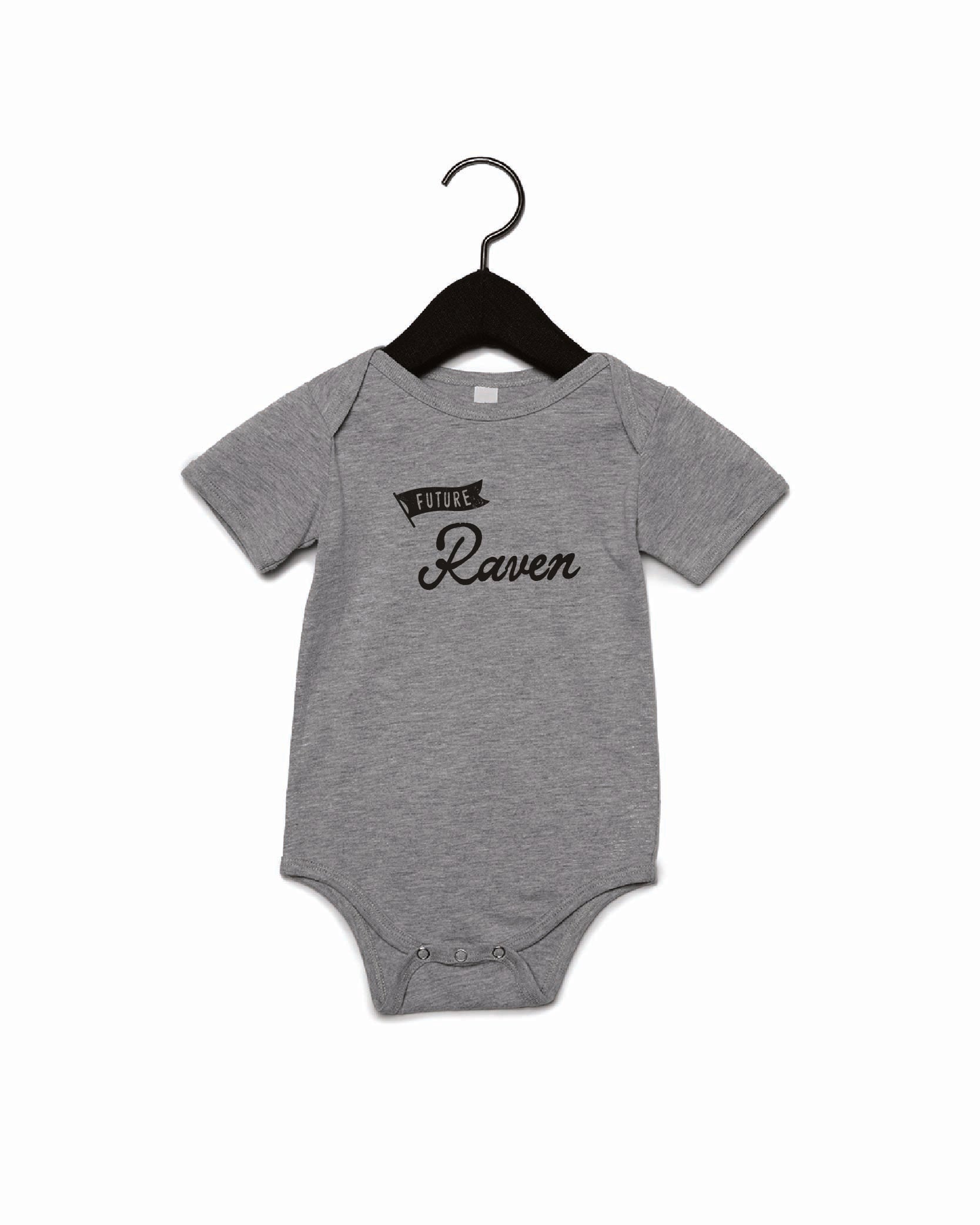 Infant Logoed Onesie | Heather Grey