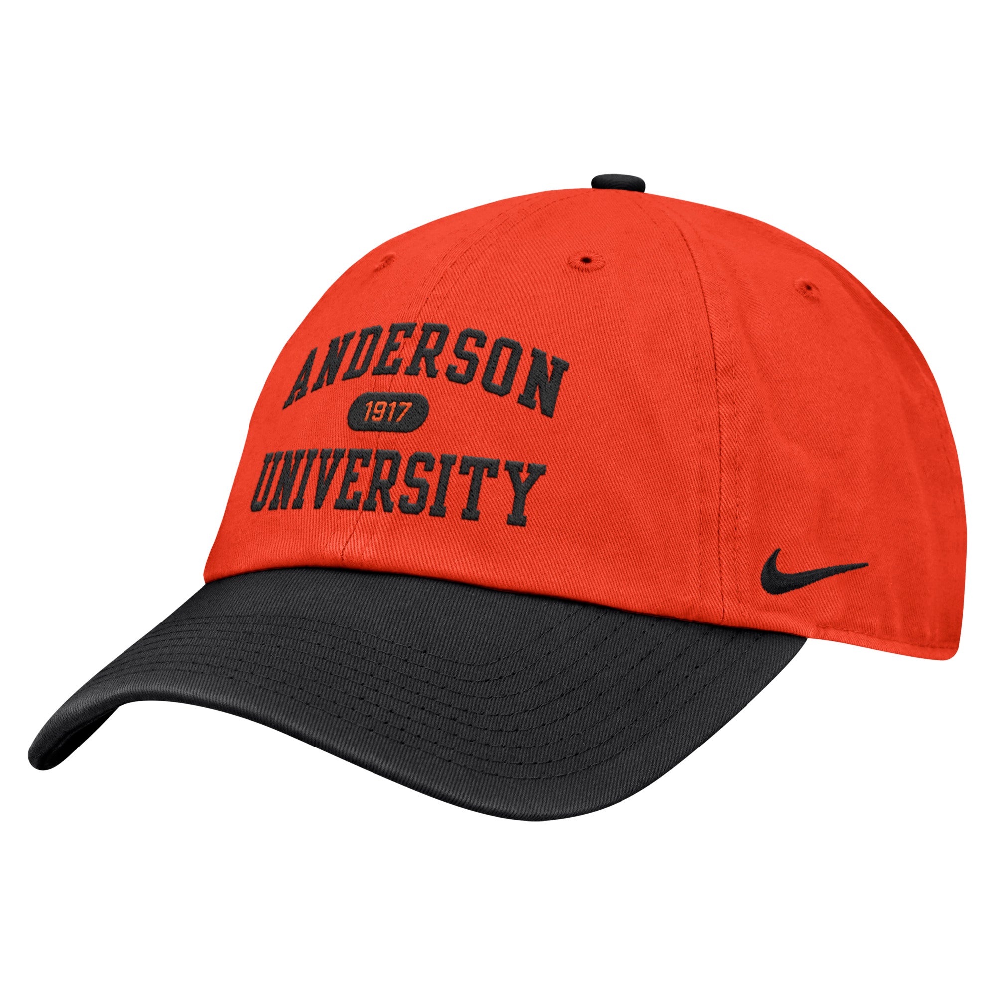 Club Color Block Cap | Orange Crown / Black Bill
