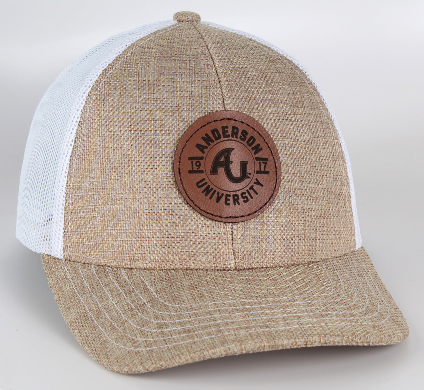 Ahead Pregame Classic Fit Snap Closure Cap | Natural/White