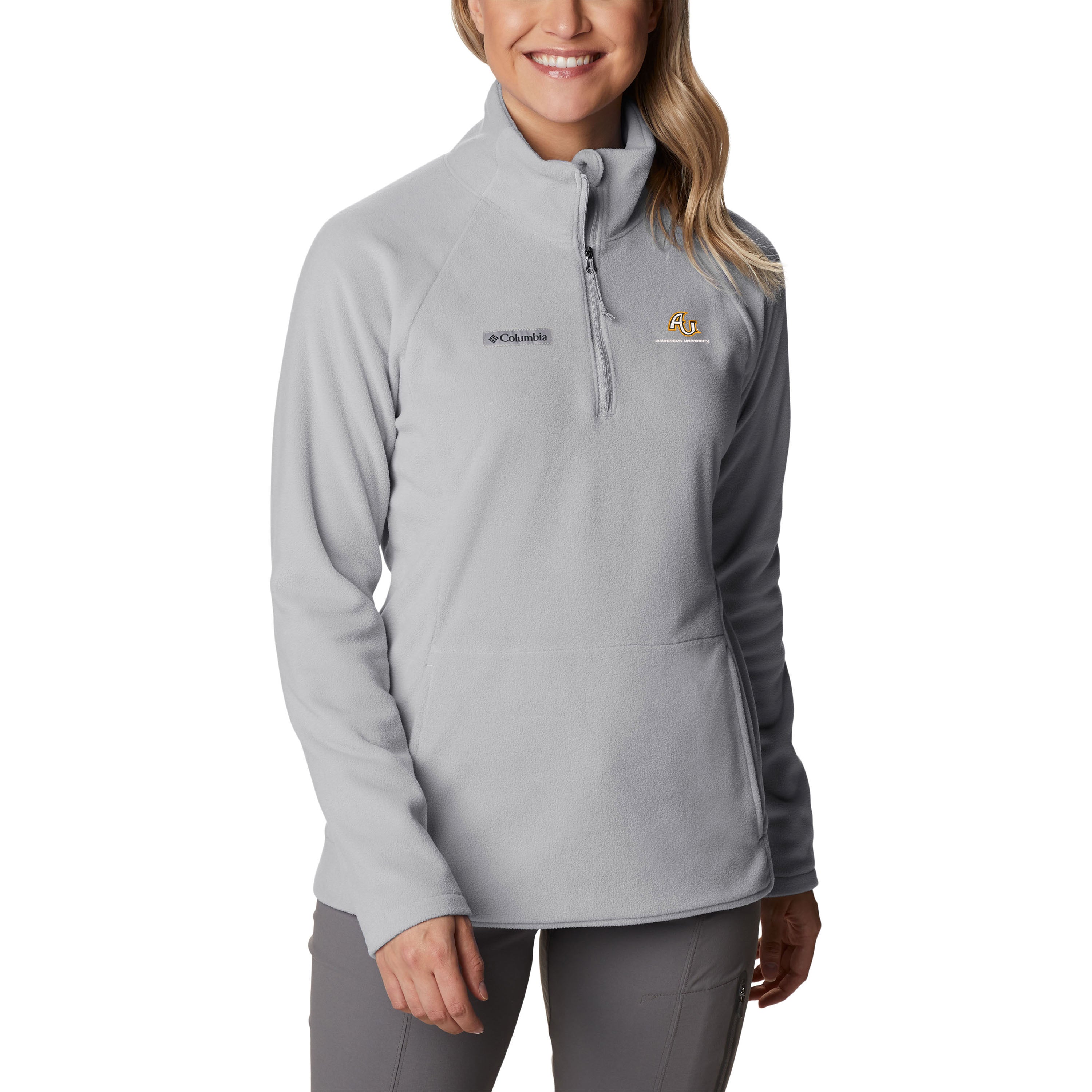 Columbia Ladies Ali Peak II Fleece 1/4 Zip Jacket | Cool Grey