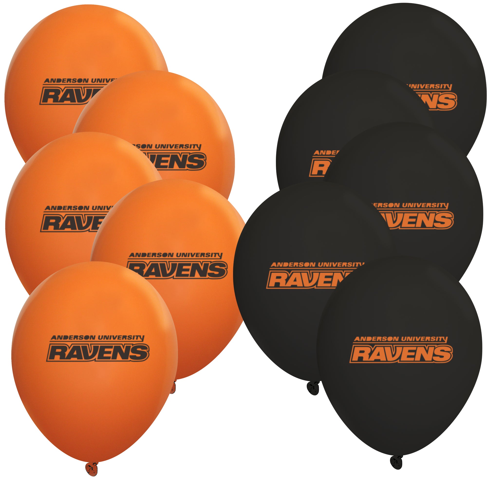 Balloons 10-Pack | Orange/Black