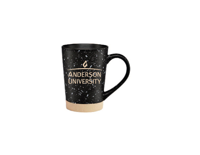 16 oz. Earthstone Flecked Etched Coffee Mug, Black
