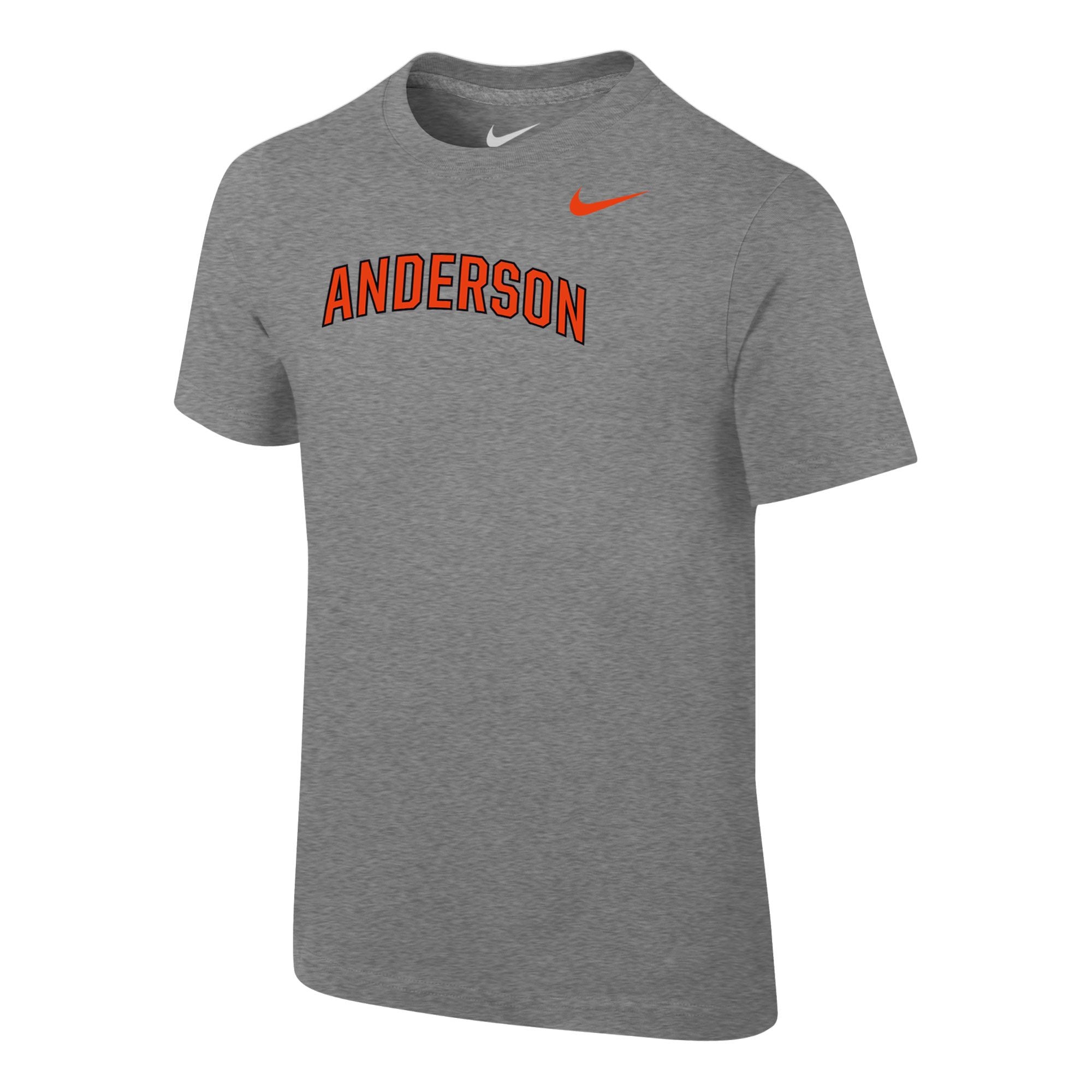 Nike Preschool Core Cotton Short Sleeve Tee (sizes 4-7) | Dark Heather