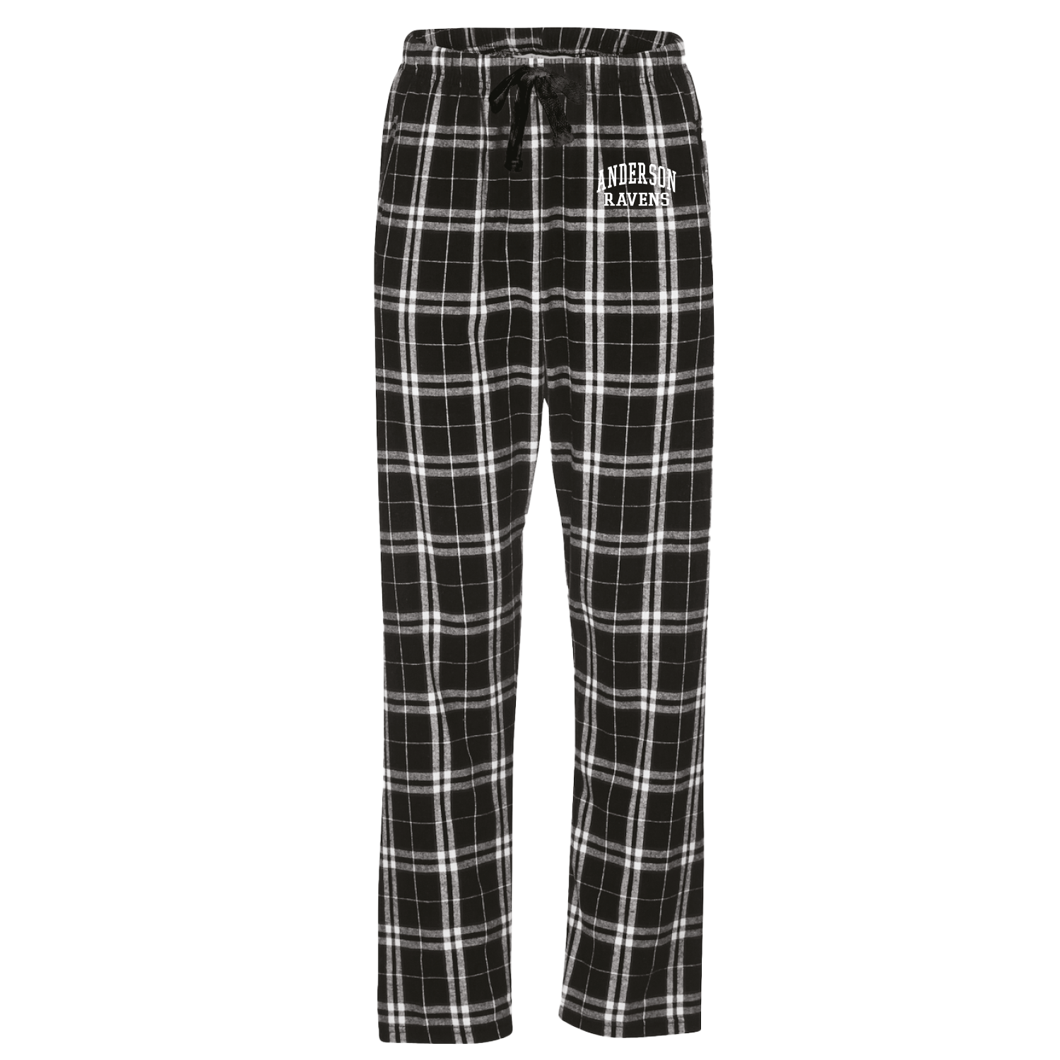 Haley Flannel Pant | Black/White Plaid
