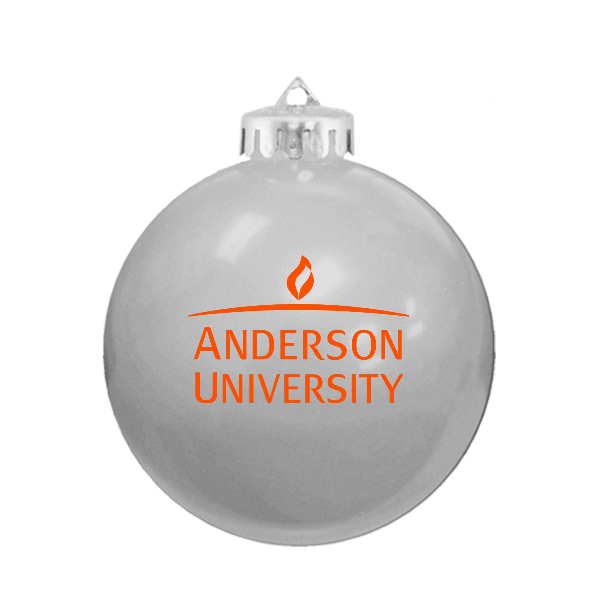 Glass Ball Ornament | White