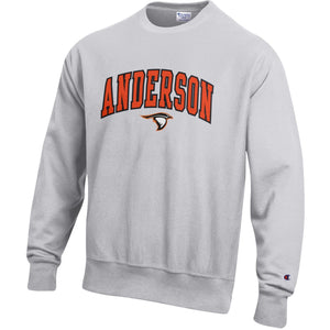 Reverse Weave Crew | Silver Grey
