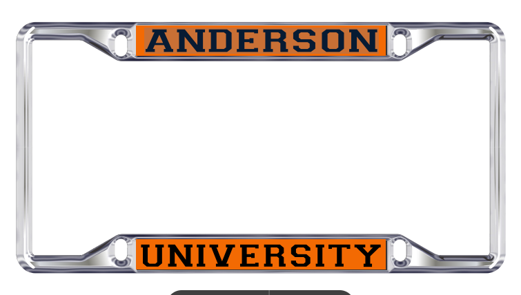 License Plate Frame, School Name