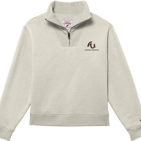Ladies 1991 Brushes 1/4 Zip | Oatmeal