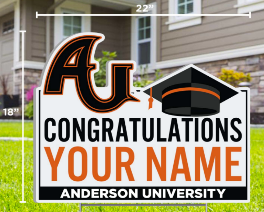 Custom Graduation Yard Sign | Congratulations Name
