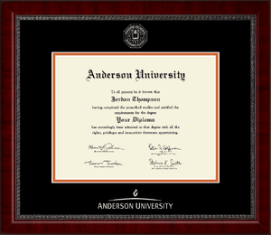 Church Hill Classics Silver Embossed Diploma Frame