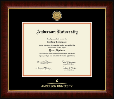 Church Hill Classics Gold Embossed Diploma Frame