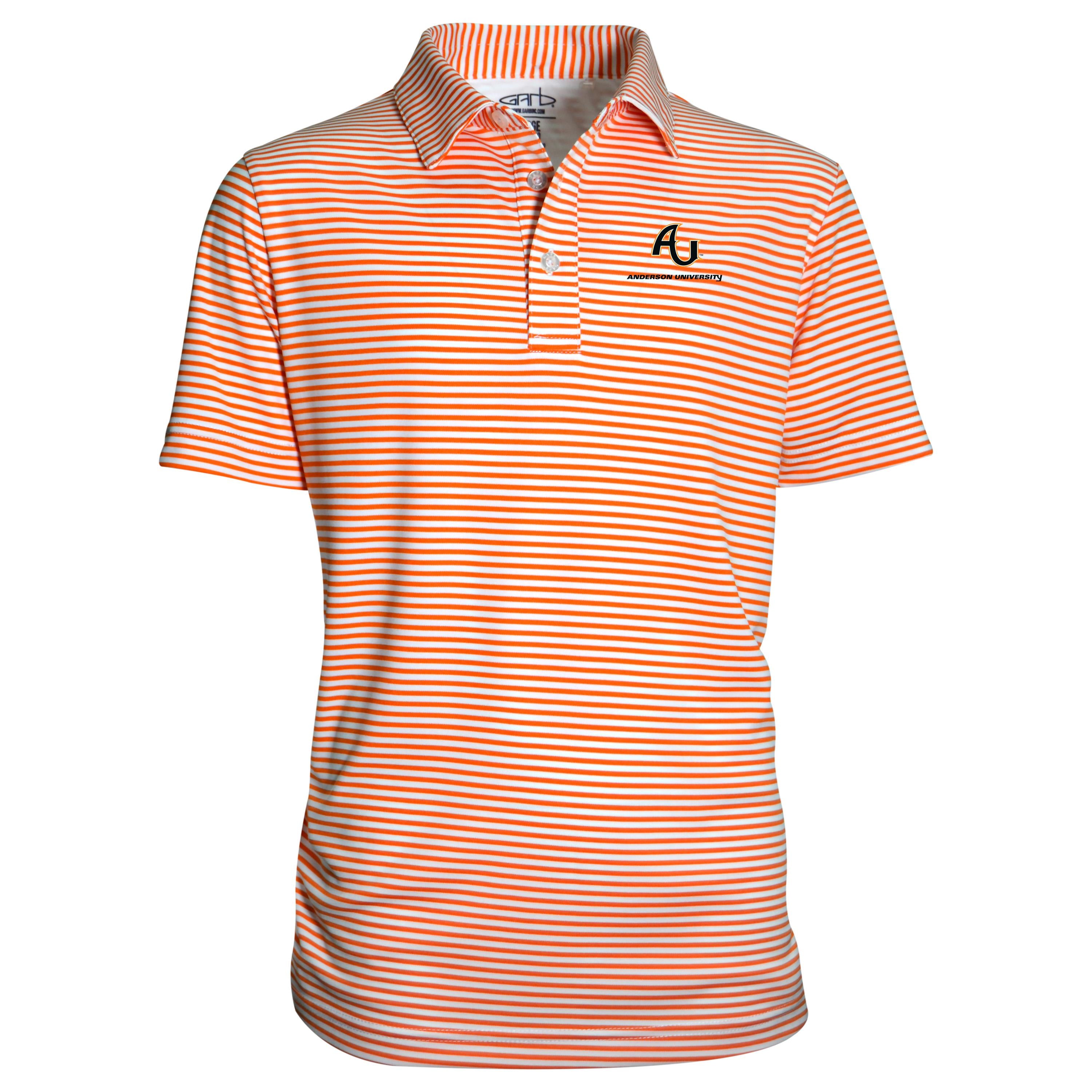 Orange polo shirt toddler top