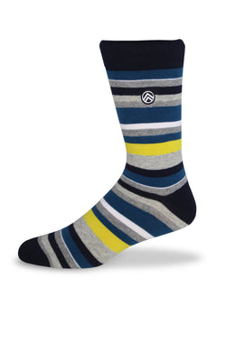 Sky Footwear Socks, Multi Striped