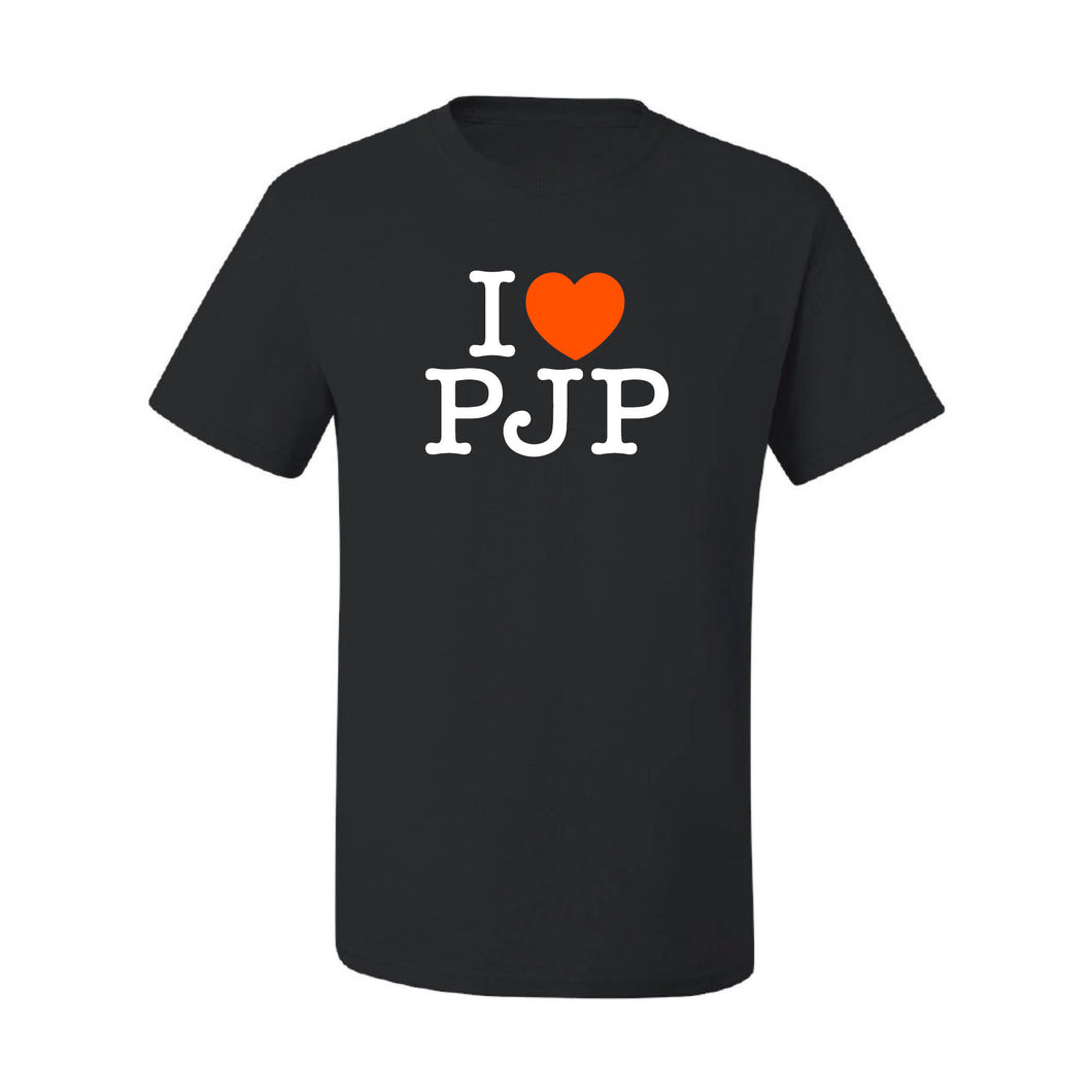 New I Heart PJP Shirt, Black