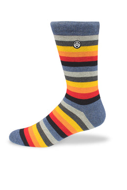 Sky Footwear Socks, Muted Rainbow