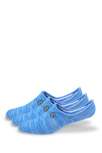 Sky Footwear No Show Socks, Blue