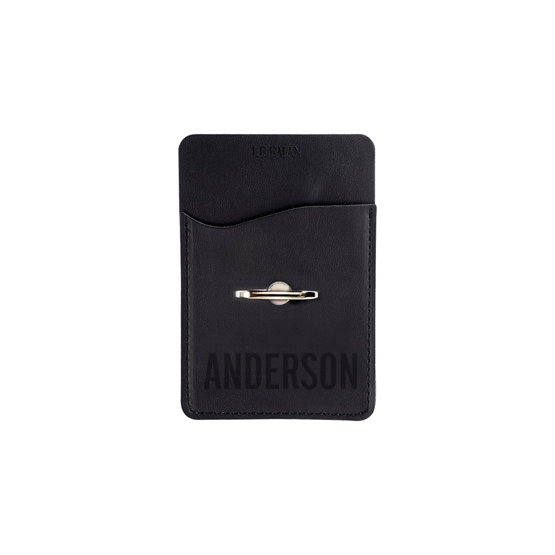 Mobile Tuscany Card Holder & Phone Stand | Black