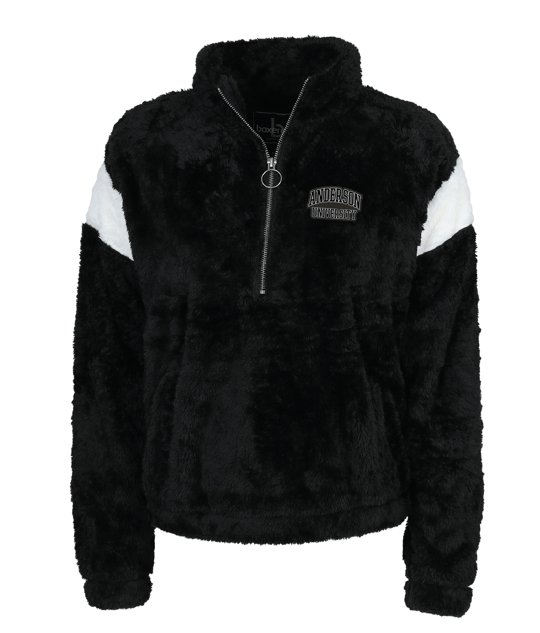 Women's fuzzy quarter 2024 zip